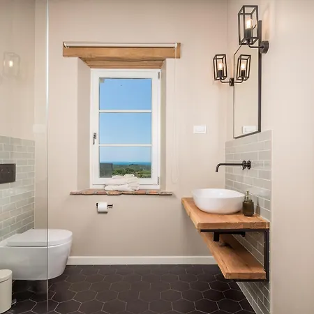 Villa Zelena With Panoramic Seaview And Big Pool Bale