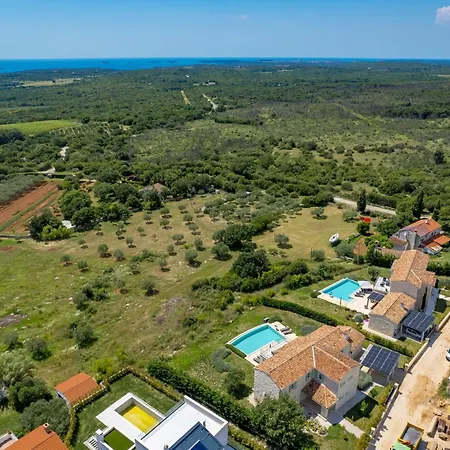 Вилла Zelena With Panoramic Seaview And Big Pool *