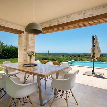 Zelena With Panoramic Seaview And Big Pool *