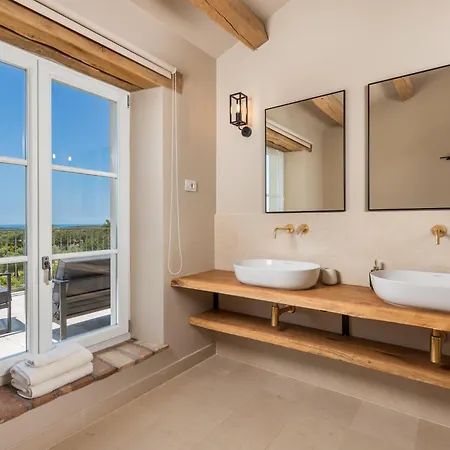 Zelena With Panoramic Seaview And Big Pool Villa Bale