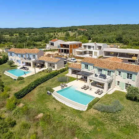 Zelena With Panoramic Seaview And Big Pool Villa Bale