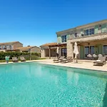 Zelena With Panoramic Seaview And Big Pool 빌라 발