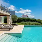 빌라 Zelena With Panoramic Seaview And Big Pool 발