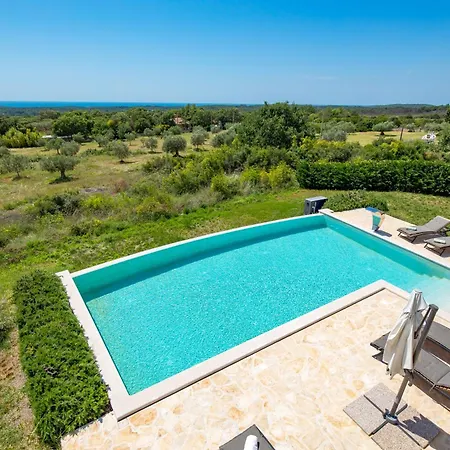 Vila Zelena With Panoramic Seaview And Big Pool *