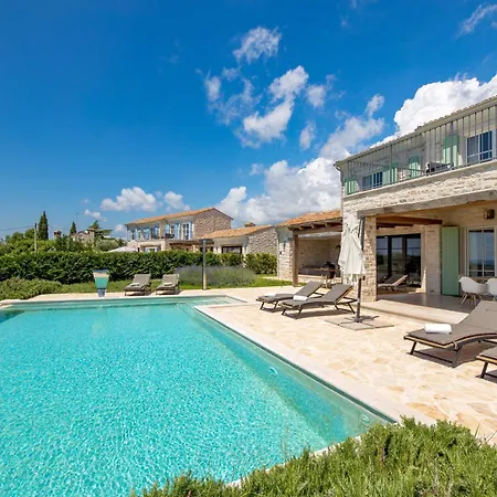 Villa Zelena With Panoramic Seaview And Big Pool Bale