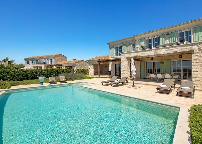 Zelena With Panoramic Seaview And Big Pool *